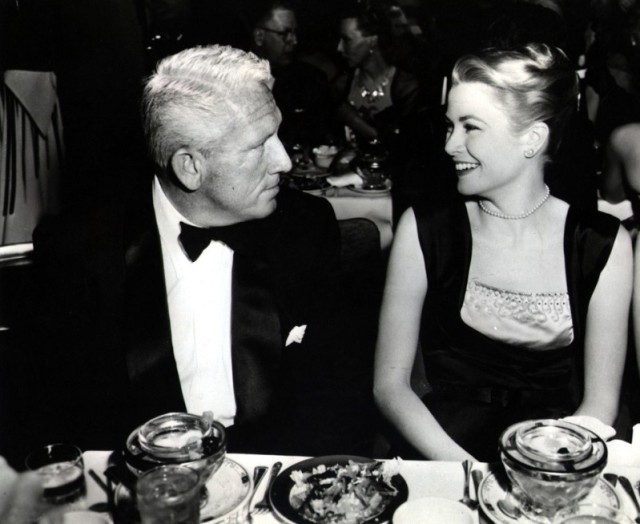 Princess Grace with legendary actor Spencer Tracy... - Grace & Family