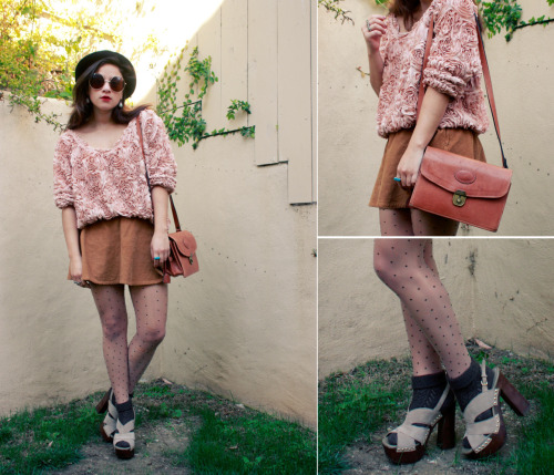 lookbook me today& 039;s outfit american apparel flower sweater lalala