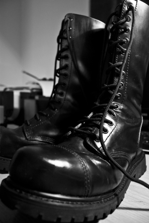 military boots on Tumblr