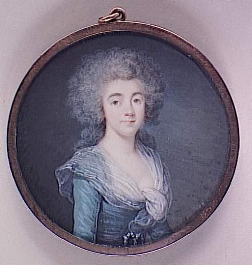 A portrait presumed to be Marie-Joséphine-Louise de Savoie, the comtesse de Provence circa 1789 by Maximilien Villers