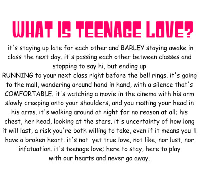 Teenage Love Quotes Tumblr
