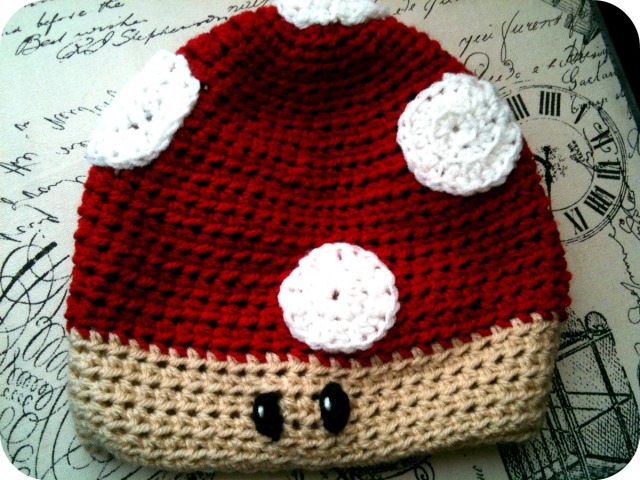 Mario inspired crochet hat, hmm I see a trend...