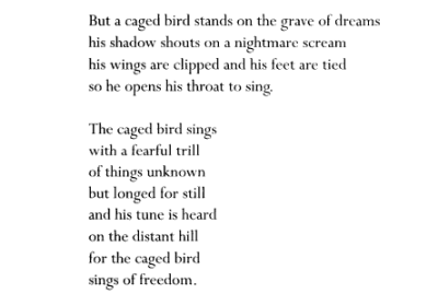 i know why the caged bird sings sparknotes