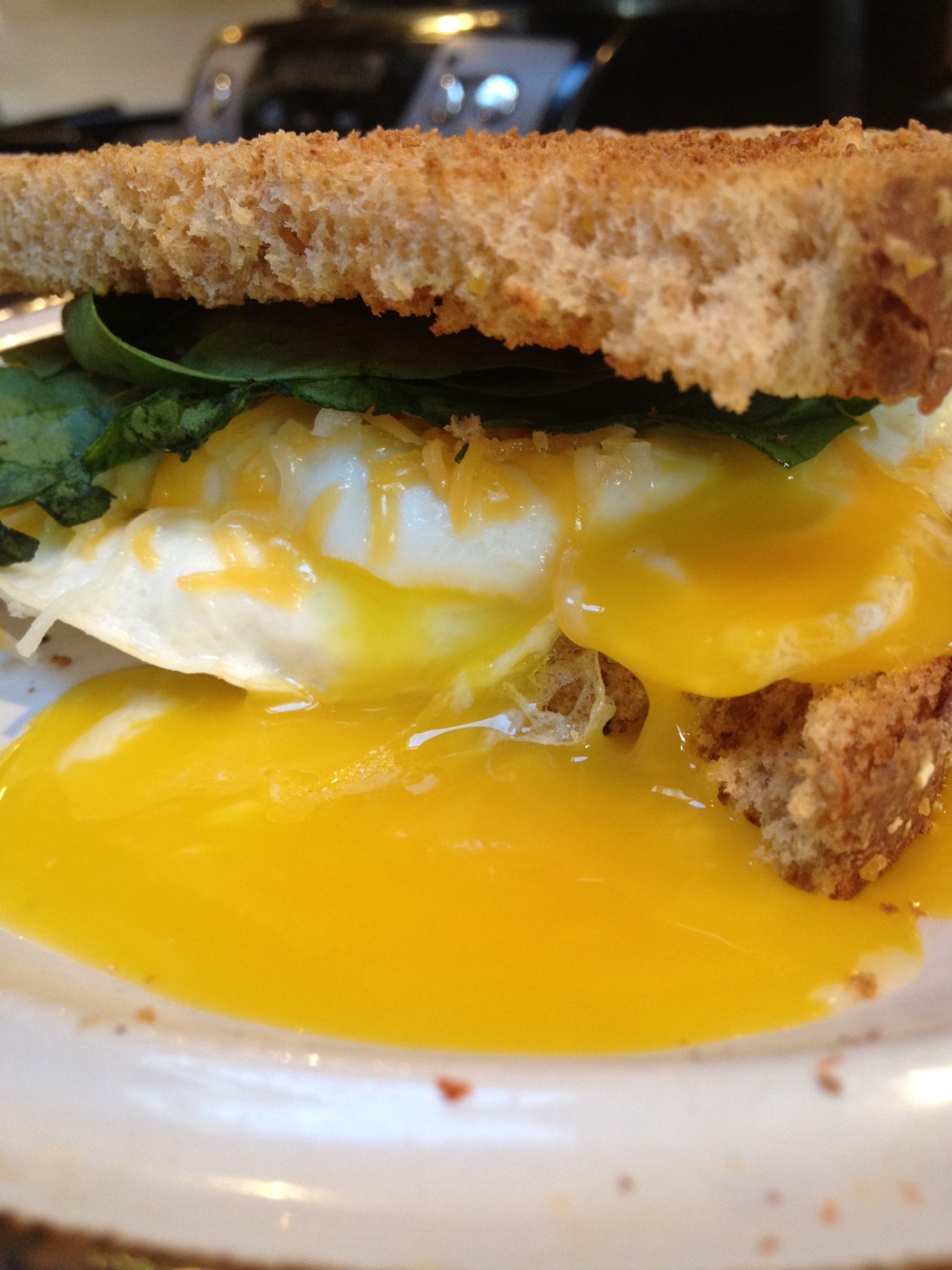 Fullbelly Breakfast Eggs Over Easy Sandwich For...