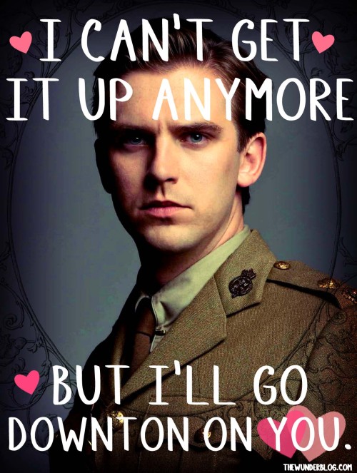 yasahime:thewunderblog:Here are my Downton Abbey Valentine’s...