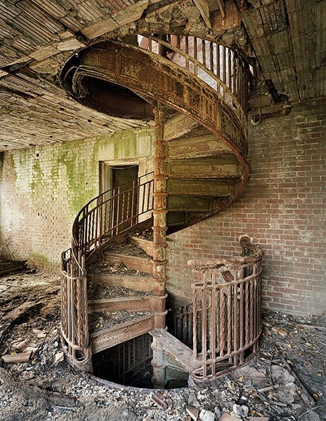 Home Designing — Rustic old Spiral Stairs (via Pinterest)