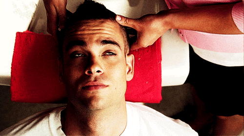 Znalezione obrazy dla zapytania mark salling gifs