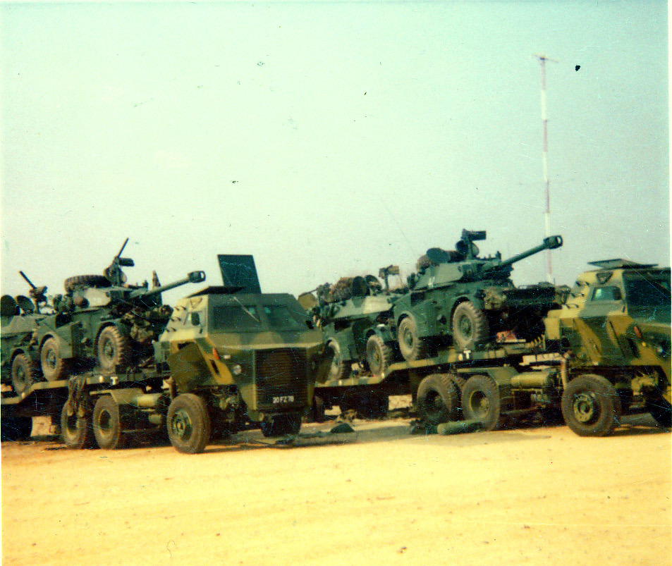 A Rhodesian Eland Armored Cars From South Africa Armo