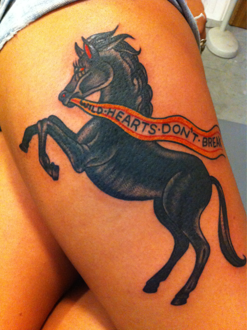 horse tattoo on Tumblr