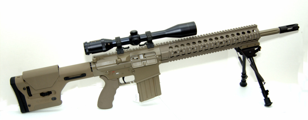 You're not bulletproof... - Custom DPMS SASS (An AR rifle in 7.62x51 ...