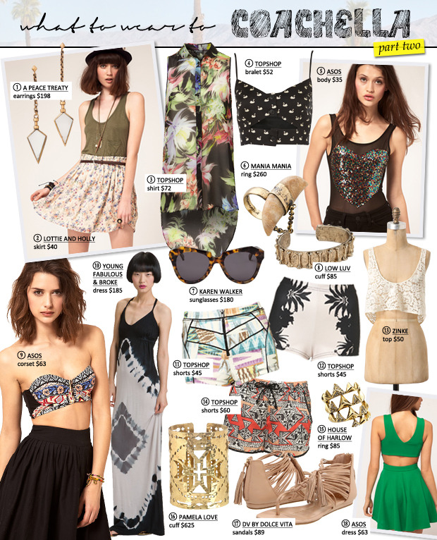 REYALFASHION - Shopping Guide Shop Looks for Coachella Whether...