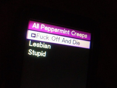 Creep die fuck lyric off peppermint photos 345