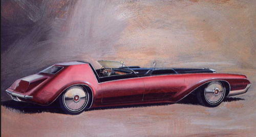 1boblog:60s Cadillac concept renderings(Curbside Classic)