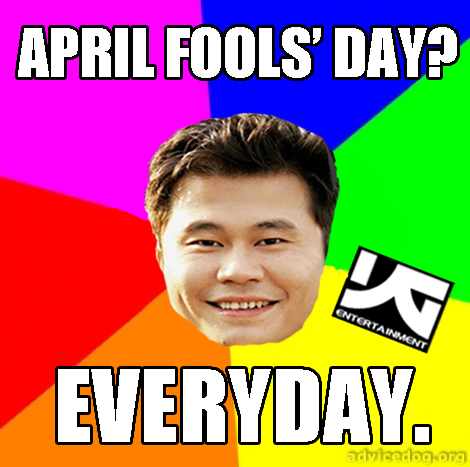 kpop meme kpop meme papa yg april fools& 039; day yg ent papa troll Yang Hyun Suk