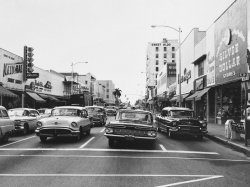 @60's cars on the street