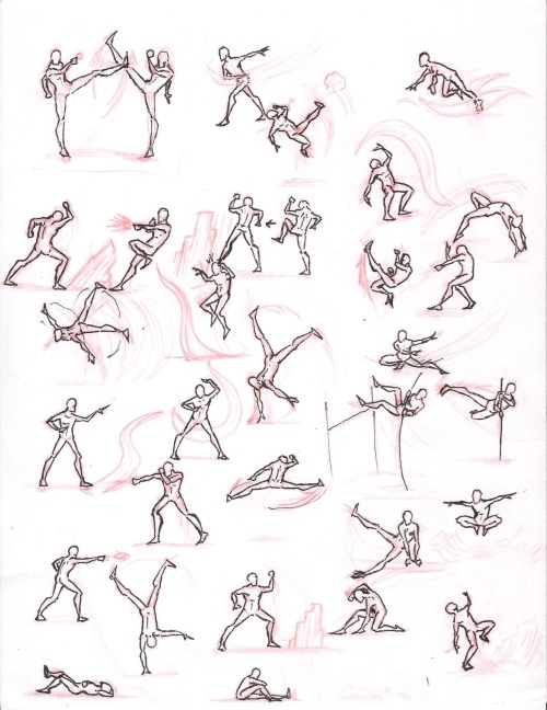 Jumping - Action Pose Reference 3 by faestock on 