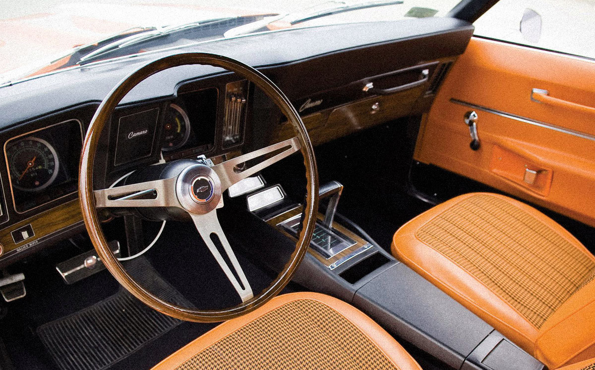 Car Interiors 1969 Chevrolet Camaro Ss That Selector Is.