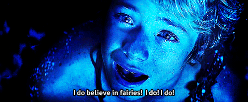 Image result for i do believe in fairies gif
