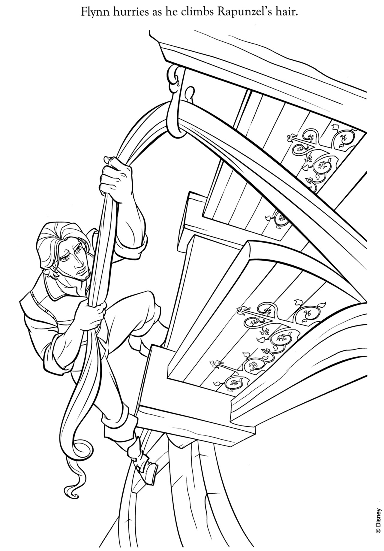 The Art of Tangled • The Tower Scene in Coloring Pages Links to larger...