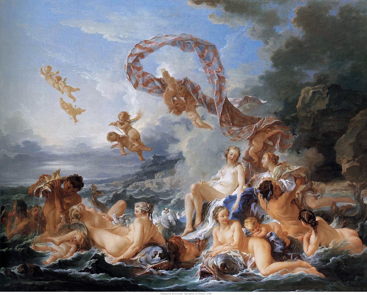 Art History Blog By Orli Francois Boucher The Triumph Of