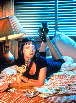 tonousasremalia:Uma Thurman in Quentin Tarantino’s ‘Pulp...