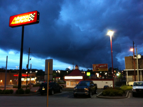 Storm clouds