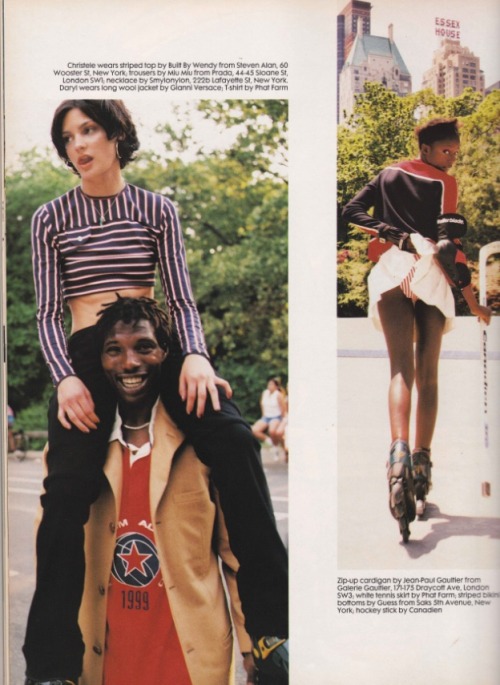 thefacemagazinescans:photographed by Jamil Gs and styled by...