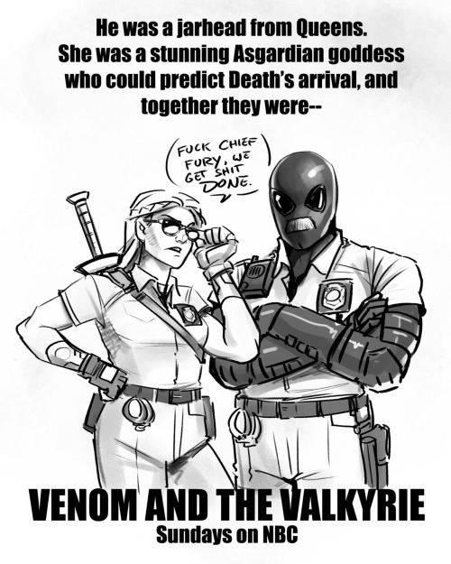 psuedofolio:Venom and The Valkyrie, as requested