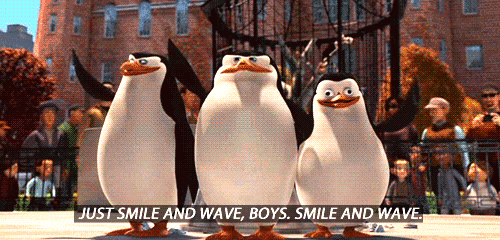 just smile and wave boys. smile and wave. gif | WiffleGif