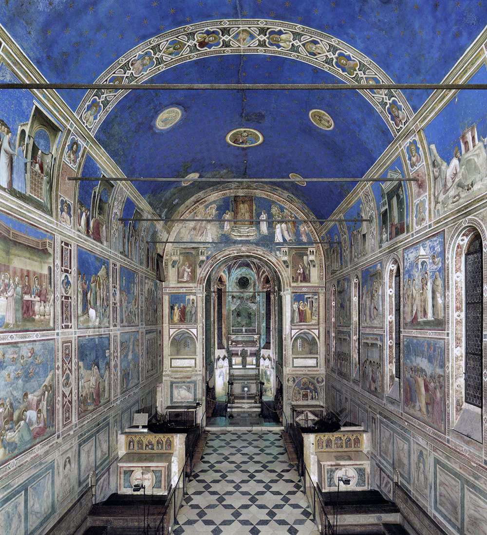 ARTPEDIA - Giotto - Interior Of The Arena Chapel (detail),...