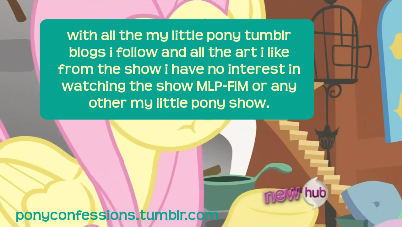 1280px x 723px - Pony Confessions â€” with all the my little pony tumblr blogs ...