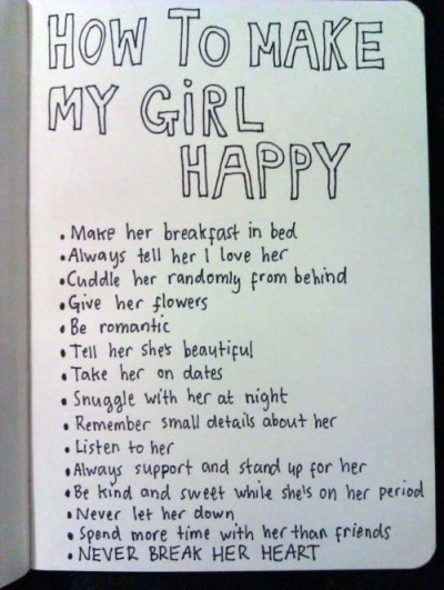 Girlfriend what to her make to smile tell your 7 Cute