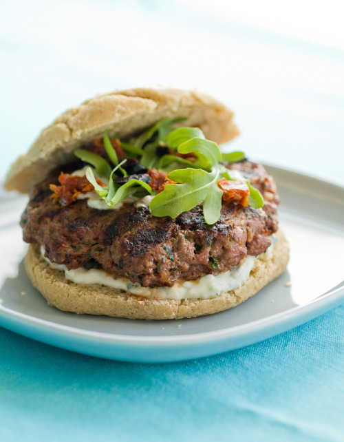 Lamb Burger W Tzatziki FoodPorn Bringing The