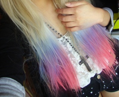 Pink Dip Dye Tumblr