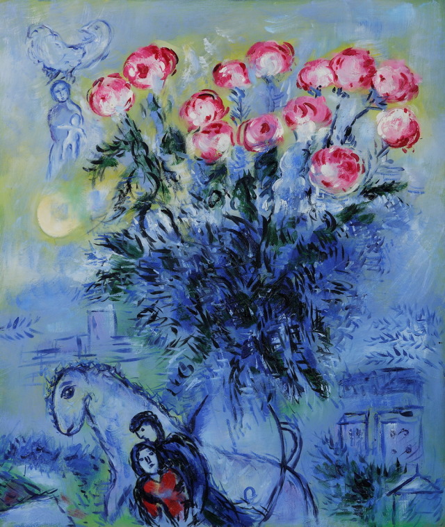 Roses By Marc Chagall