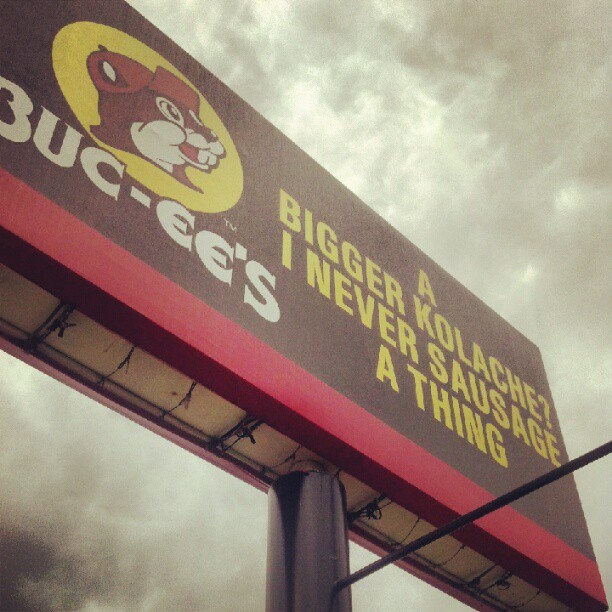 Buc-ee's, please relieve your marketing department ...