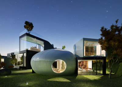 late-nightsnack:<br /><br />Jeju Cocoon House by Planning Korea <br />