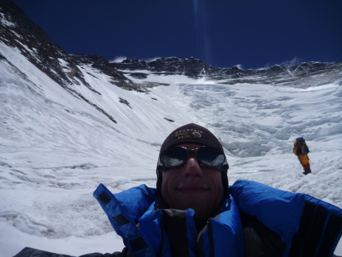 Highest point reached on April 30, 2012, base of Lhotse face.