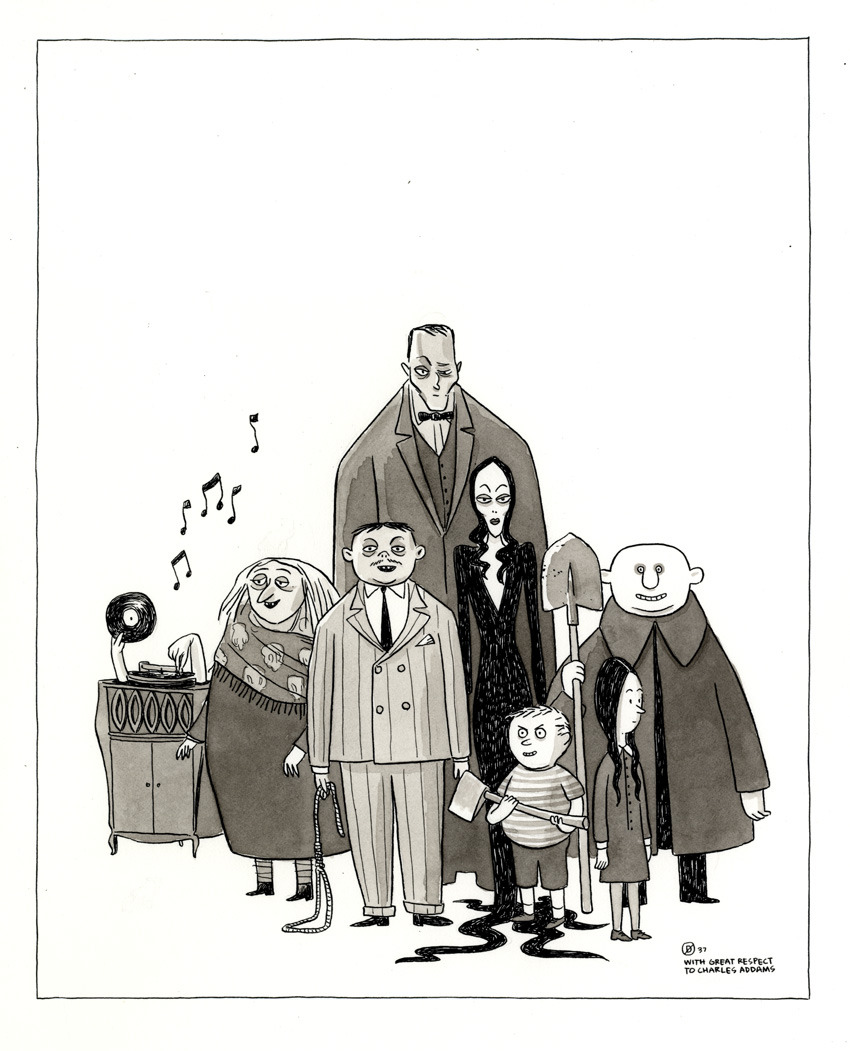 the original addams family comics