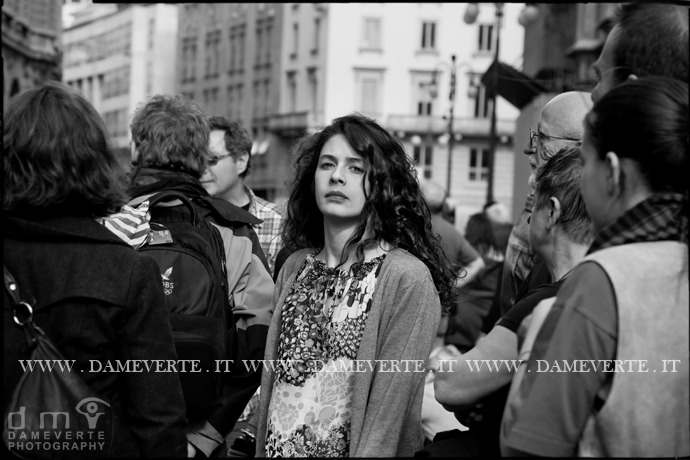Manifestazione. 25 aprile 2012 - Milano. Donne ®Esistenti © DameVerte Photography Studio - Essere Donne Project. All rights reserved. My work may not be reproduced, copied, edited, published, transmitted or uploaded in any way without my written...