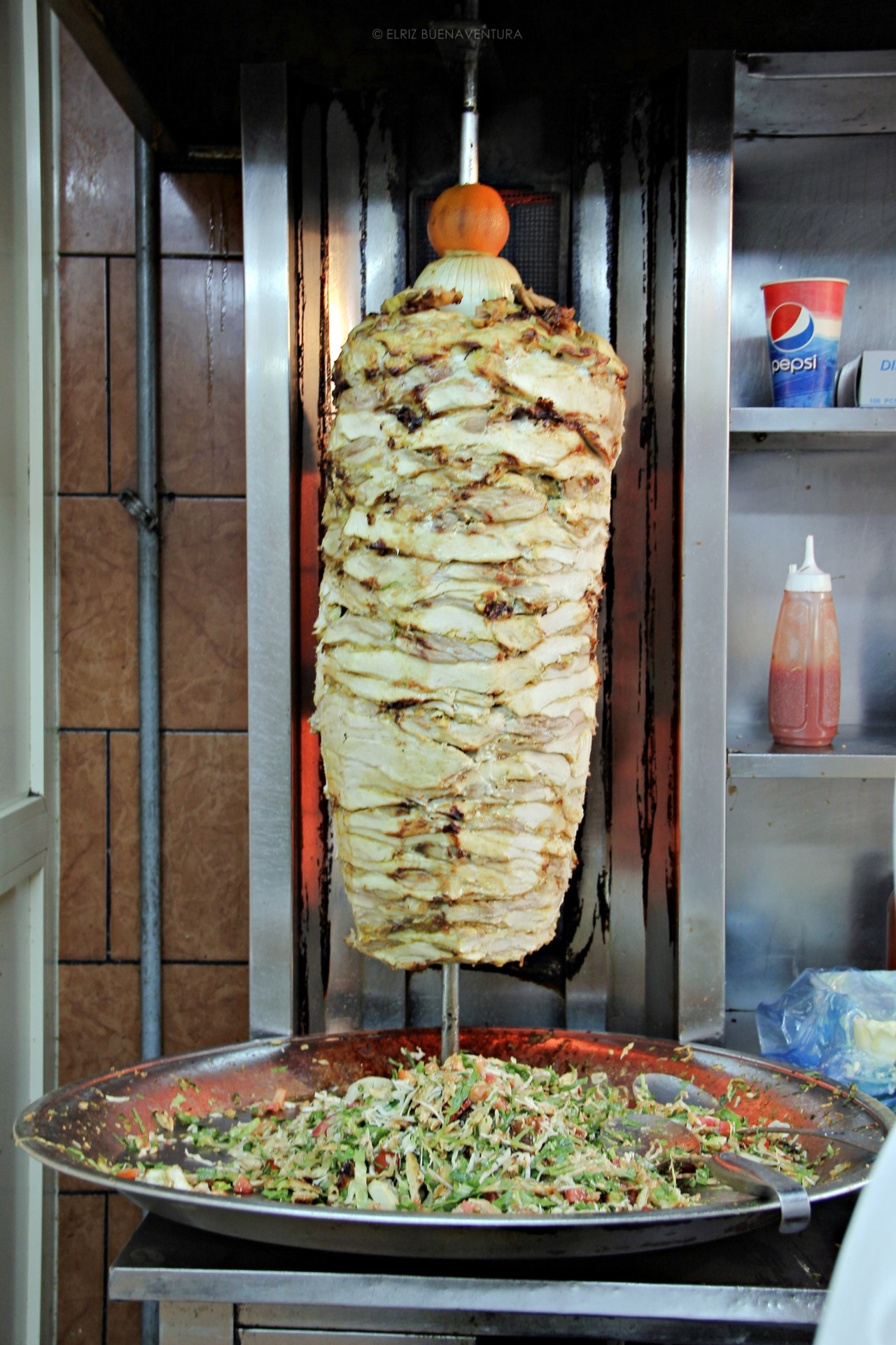 1280px x 1920px - Work, Travel, Shoot - Food Porn: Shawarma! Stack of meat ...