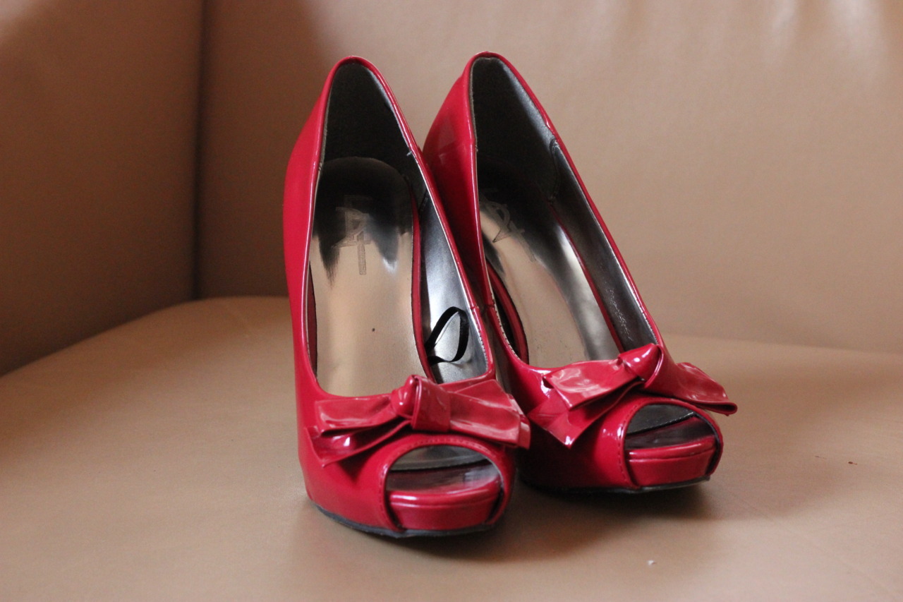 forever 21 red high heels