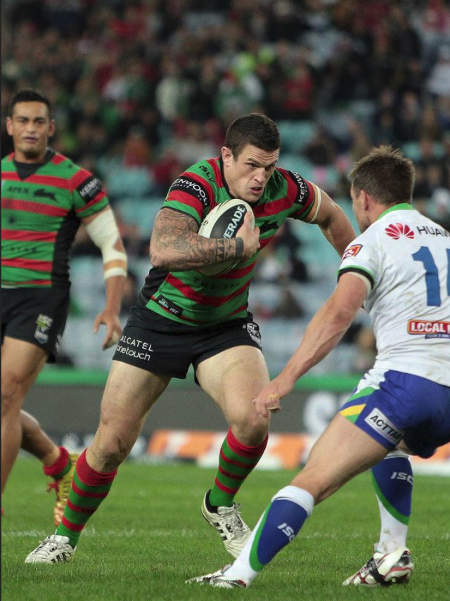 Footy Players: Luke Burgess of the Rabbitohs on the burst