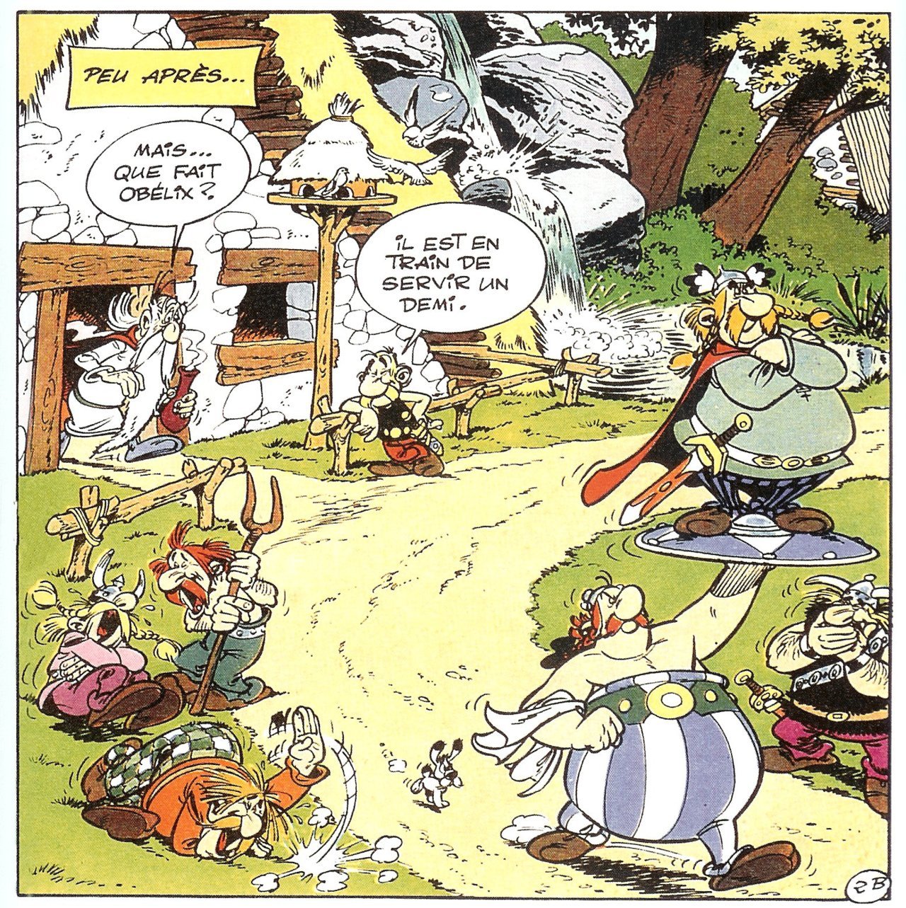 Résultats de recherche d'images pour « Obelix sert un demi »