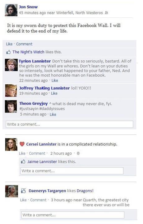 Funny Game Of Thrones Picture Of Facebook Posts Funny Game Of Thrones Picture Of Facebook Posts