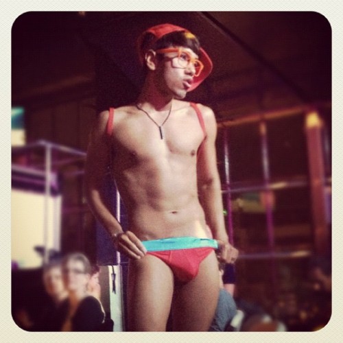 More from Saturday’s Underwear Fashion Show at RPlace (Taken with instagram)
