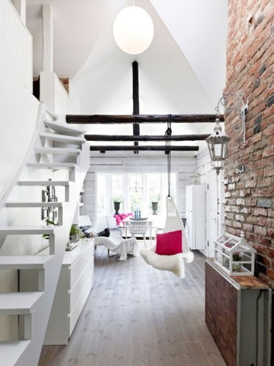 Small Space w/ Brick Decor