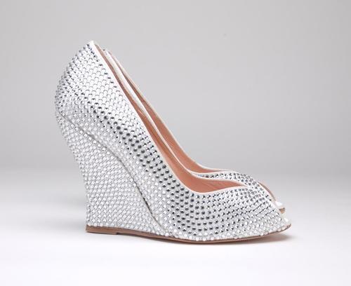 Pretty Brass Tacks Wedding Day Wedges