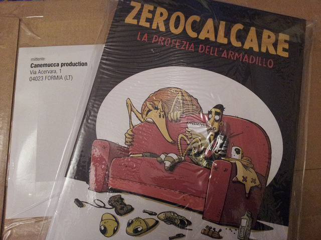 ZeroCalcare - La Profezia dell'Armadillo on Flickr.
E’ arrivato, bellissimo e virginale nel suo cellophane