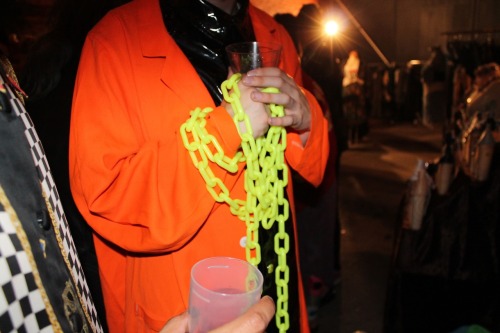 Black PVC Chains Fashion Fashion Party Highlighter Green Highlighter Yellow Jewel Tones LA Fashion Neon Neon Chains Neon Green Orange PVC SS12 Valentino Blazer Valentino Rosso LAFR The LA Fashion Report